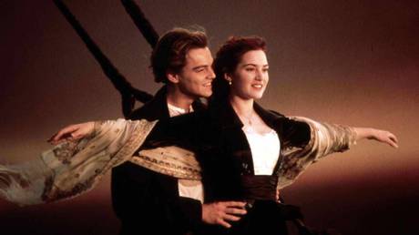 Leonardo DiCaprio and Kate Winslet in Titanic movie, 1997 ©  Global Look Press