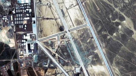FILE PHOTO: A satellite image of the US Air Force facility known as Area 51