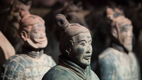 FILE PHOTO: Replicas of the Terracotta Army figures  © Global look Press / Sebastian Kahnert