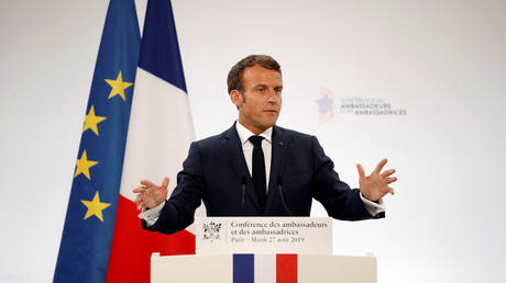 Emmanuel Macron. ©  Reuters / Pool / Yoan Valat