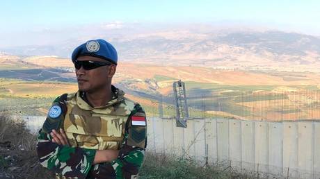 Indonesian UN soldier in Lebanon - Israel behind