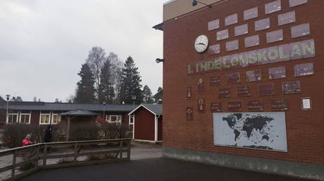 Lindblom school in Hultsfred, Sweden