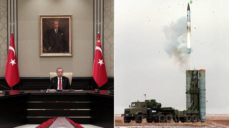 (L) © Reuters/Handout/Presidential Press Office/Murat Cetinmuhurdar; (R) ©  Reuters 