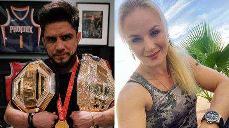 Instagram / Henry Cejudo (L); Instagram / Valentina Shevchenko (R)