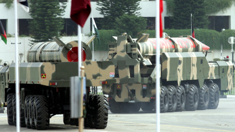 FILE PHOTO: Pakistani nuclear-capable surface-to-surface ballistic missiles Shaheen II  © Reuters/Mian Khursheed