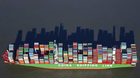 FILE PHOTO: China Shipping Line container © Global Look Press / Holger Weitzel