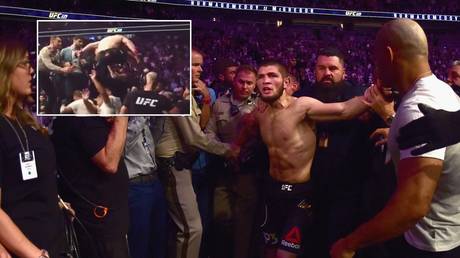 © Main Getty Images / AFP / Harry How | Inset: Screenshot UFC