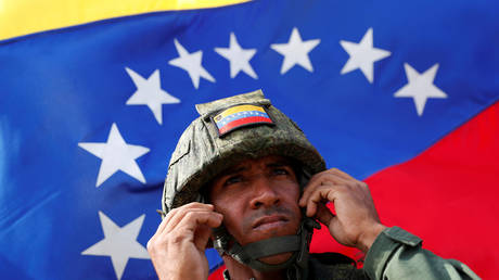 FILE PHOTO: A marine from Venezuela takes part in the International Army Games in Kaliningrad Region, Russia August 8, 2019. © REUTERS/Vitaly Nevar