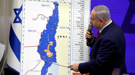 Benjamin Netanyahu spoke to media in Ramat Gan, near Tel Aviv on September 10, 2019.