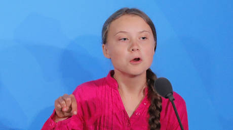 Greta Thunberg speaks at the 2019 United Nations Climate Action Summit in New York © Reuters / Lucas Jackson