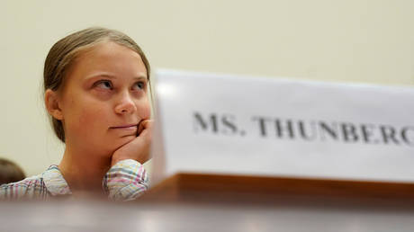 FILE PHOTO: Sixteen year-old Swedish climate activist Greta Thunberg © REUTERS/Kevin Lamarque