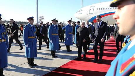 Russian President Vladimir Putin and Serbian President Aleksandar Vucic, Belgrade © kremlin.ru