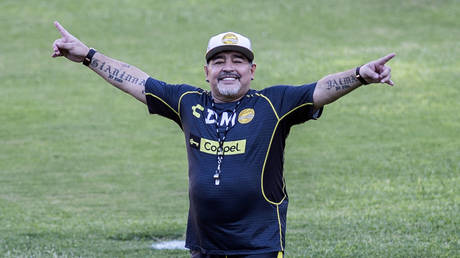 Argentine legend Diego Maradona © AFP / Pedro PARDO
