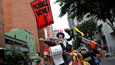 Supporters of Venezuela's President Nicolas Maduro rally in Caracas, Venezuela July 13, 2019