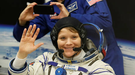 International Space Station (ISS) crew member Anne McClain. © Reuters/Shamil Zhumatov