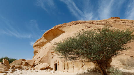 Majestic rock-hewn tombs of Madain Saleh in Saudi Arabia © Reuters / Faisal Al Nasser