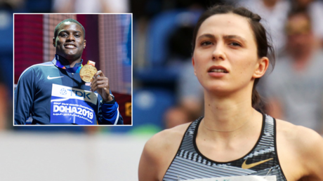 Maria Lasitskene © Global Look Press / Petr Sznapka | Christian Coleman © Global Look Press /  Anke Waelischmiller