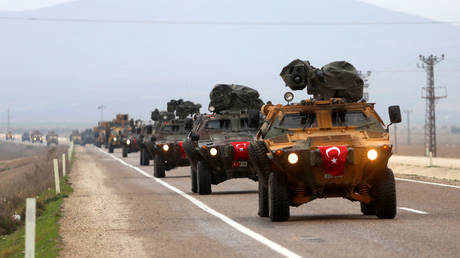 FILE PHOTO: A Turkish army convoy in northern Syria © Global Look Press / Dha