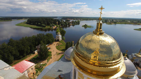 The Nilov monastery on the Lake Seliger. ©Sputnik / Ilya Pitalev