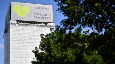 (FILE PHOTO) Grenfell Tower, west London © AFP / Ben Stansall