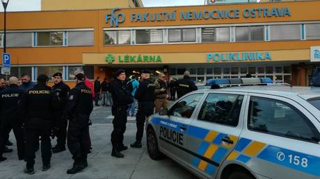 The University Hospital Ostrava. Photo by the Czech police.
