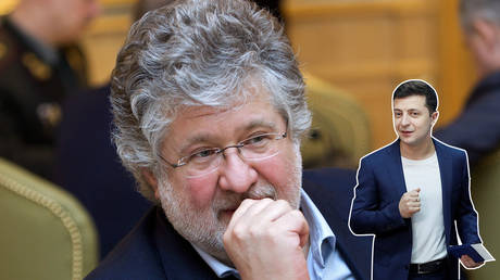 Igor Kolomoisky © Sputnik / Mikhail Markiv; Volodymyr Zelenskiy © REUTERS/Valentyn Ogirenko