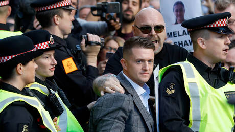 File photo of Stephen Yaxley-Lennon, also known as Tommy Robinson © REUTERS / Peter Nicholls