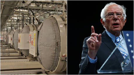 (L) FILE PHOTO: The interior of the Fordow Uranium Conversion Facility in Qom, Iran.