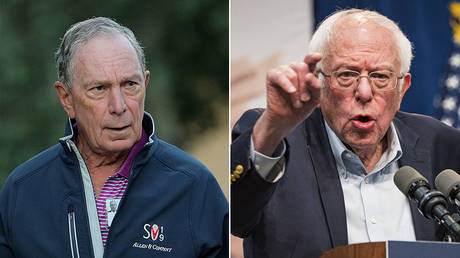 (L) Michael Bloomberg © Reuters / Brendan McDermid; (R) Bernie Sanders © Global Look Press / Jack Kurtz