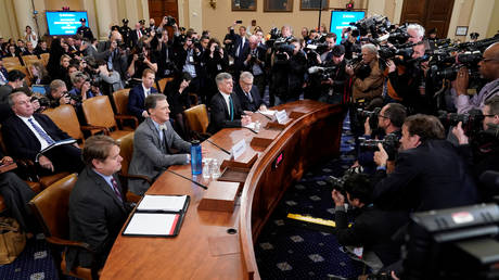 George Kent, deputy assistant secretary of state for European and Eurasian Affairs, and Ambassador Bill Taylor, November 13, 2019.