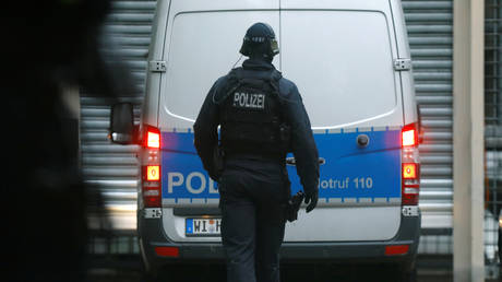 FILE PHOTO. A German police van. ©REUTERS / Ralph Orlowski