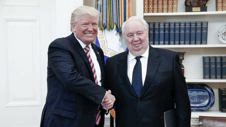 Russian Ambassador Sergey Kislyak and U.S. President Donald Trump. © Embassy of the Russian Federation to the United States of America
