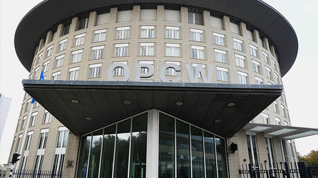 The building of the Organization for the Prohibition of Chemical Weapons (OPCW) in The Hague. ©REUTERS / Piroschka van de Wouw