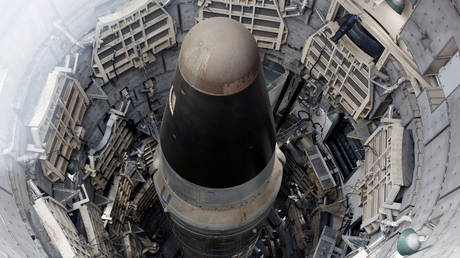 FILE PHOTO: A Titan Missile shown from above at the Titan II Intercontinental Ballistic Missile (ICBM) site in Arizona, decommissioned in 1982.