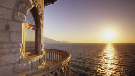 Swallow's Nest Castle in Crimea, Russia