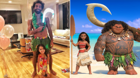 © Twitter / MoSalah | Moana Movie Set © Global Look Press / Disney