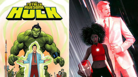 (L) © Marvel Comics / Frank Cho; (R) © MARVEL / JEFF DEKAL