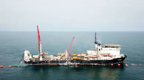 FILE PHOTO: The TurkStream gas pipeline © Gazprom