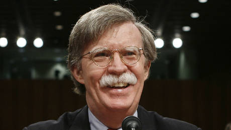 FILE PHOTO. John Bolton prepares to testify to the Senate Foreign Relations Committee in 2006. ©REUTERS / Joshua Roberts