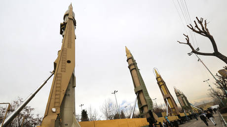 FILE PHOTO: Weaponry and military equipment put on display in Tehran © ATTA KENARE / AFP