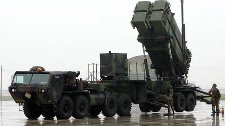 A Patriot missile system in South Korea