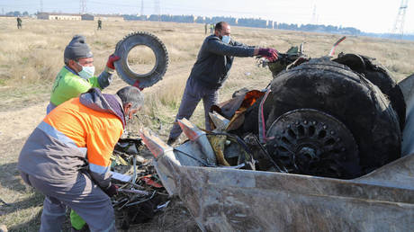 Debris of Ukraine International Airlines' plane © Global Look Press / Rouzbeh Fouladi / Source: ZUMAPRESS.com