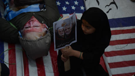 FILE PHOTO: Protest over the murder of Iranian Major-General Qassem Soleimani