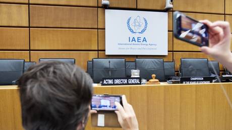 The International Atomic Energy Agency (IAEA) headquarters in Vienna, Austria, on July 25, 2019. © AFP / Alex Halada