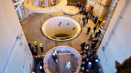 A view of the water nuclear reactor at Arak, Iran on December 23, 2019. © WANA / Reuters
