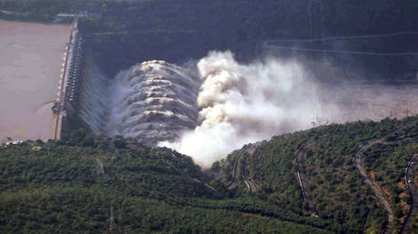 FILE PHOTO: Srisailam dam