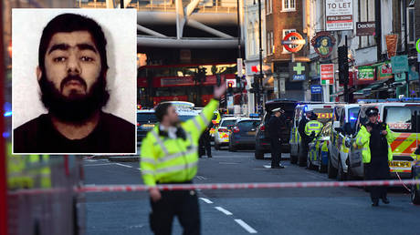 Usman Khan (inset) was released from prison less than a year before carrying out the London Bridge attack. © Global Look Press / Guilhem Baker