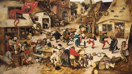 'The Kermesse of St George' by Pieter Brueghel the Younger, 1628