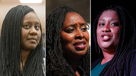 (L) Marsha de Cordova © Global Look Press / Mark Thomas (C) Dawn Butler © AFP / ISABEL INFANTES (R) Bell Ribeiro-Addy © Getty Images / Hollie Adams