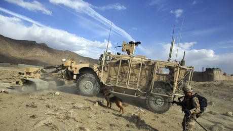 FILE PHOTO: US troops in Afghanistan
